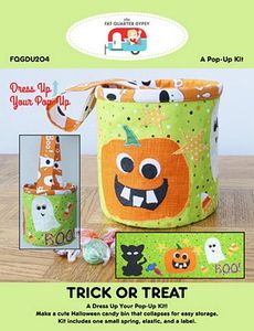 The Fat Quarter Gypsy FQGDU204 Trick or Treat