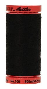 95709: Mettler 9145-4000 Metrosene Plus Thread 500m 5 Spools Black, All Purpose Poly