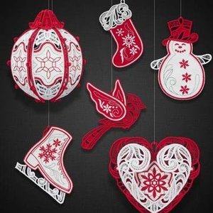 OESD 12766CD Winter Wonderland Ornaments Embroidery Designs CD