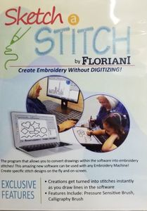 Floriani FSS, Sketch a Stitch Software, Floriani FSS Sketch a Stitch Software, convert drawings within the software into embroidery stitches