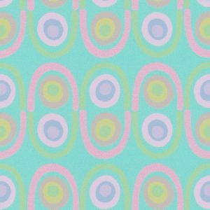 Fabric Finders 2122 Pink, Purple and Green Print Fabric by yard