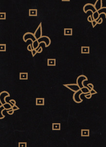 Fabric Finders 1464 Black/Gold by the yard