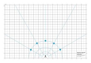 95855: Daylight U35033 Wafer 2 Cutting Mat Clear FS 17x11 Inches