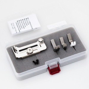 Juki 40233411, Professional Foot Attachment Set: 3 Presser Feet and Gauge for TL2010Q TL2020PE TL18QVP TL2000Qi TL18QVP