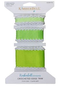 95931: Kimberbell KDKB178 Crochet Edge Trim - Lime Green