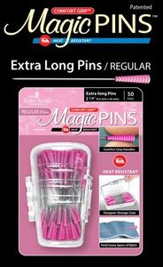 95952: Taylor Seville Originals MAG219546 Magic Pins Extra Long Regular 2 1/4" 50 pins