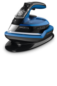 Rowenta DE5020 Freemove Cordless Steam Iron, Recharge Light On Base, 8 Minute Auto Off, Anti Calc, Anti Drip