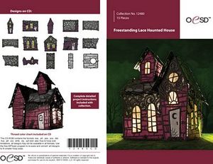 96053: OESD 12480CD FSL Freestanding Haunted House CD