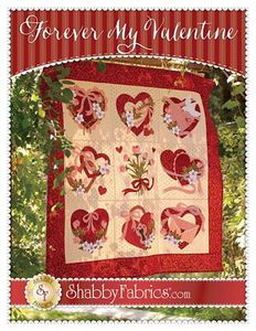 Shabby Fabrics SF49858 Forever My Valentine Quilt Pattern