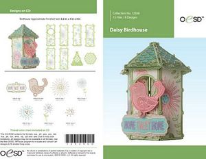 96099: OESD 12506CD Daisy Birdhouse CD