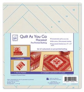 June Tailor JT1412 Casablanca - Quilt As You Go Placemats (6)