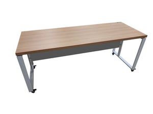 96263: EverSewn ES-LOFT5 #5 Loft Classroom Desk Table 79"Wx29"Dx32"H Wood Top, Metal Frame, 4 Locking Casters, Ship to Retail Store Only for Transfer, 2Boxes
