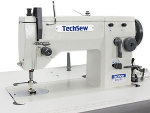 Techsew Reliable Singer 20U53 Straight Stitch & 9mm Zigzag Home & Industrial Sewing Machine Same as Singer 20u53 with Table, Stand, and motor 110V