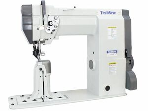 Techsew, 830, Post, Bed, Roller, Feed, Industrial, Sewing, Machine, Table, and Motor