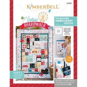 Kimberbell Designs KD807 Vintage Boardwalk Machine Embroidery CD