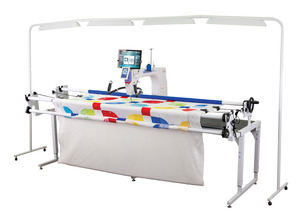 Grace Qnique 21PRO Longarm Quilting Machine +8-10ft Continuum Frame +QCT5 Beginnings Software Robotics, $1000 August Bonus Accessories, Light Bar
