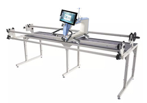 Qnique Q19" Longarm Quilting Machine with Stitch Regulation +Grace Continuum Frame +Luminess Light Bar , Q'nique, Qnique Q19" Longarm Quilting Machine, Stitch Regulation, Encoders, Front Handles, Electronic Controls Display Panel for Grace Q Zone Continuum Frames, Grace, Qnique, 21, Long, arm, Machine, Head, Grace Qnique21 Longarm Quilting Machine Head Only with Stitch Regulation