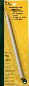 Dritz D3079, Water Soluble Marking Pencil White Box of 6 at $3 Ea is $17.99 Online,
