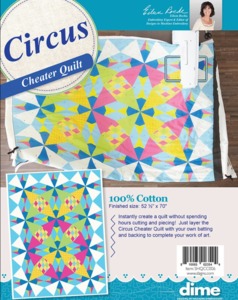 80999: DIME SHQCC006 Cheater Quilt- Circus