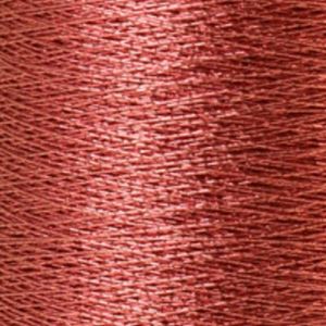 Yenmet Metallic 500m-Solid Pink 7023 Spool of Specialty Metallic Thread