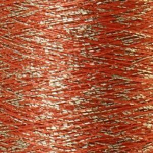 Yenmet Twilight Silver 500m-Rusty Red 7042 Spool of Specialty Metallic Thread