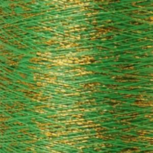 Yenmet Twilight Gold 500m-Green 7061 Spool of Specialty Metallic Thread