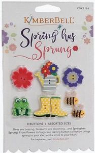 Kimberbell KDKB186 Spring Has Sprung Button Set