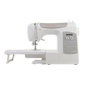 Singer C5200 Computerized Sewing Machine Gray, 180/80 Built-In Stitches, Threader, Ext. Table, 8 Feet