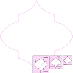 Westalee DT-DMQSS SET OF 3-3pc. Stepping Stone Template Set with Shank Options