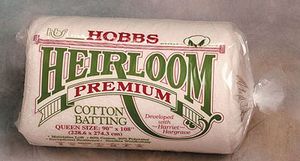 Hobbs 1064 Heirloom 80/20 Cotton 96"X30yd Roll Premium Cotton Batting