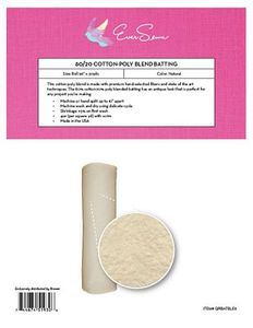 Eversewn 80/20 Blend Batting-Roll 96" x 30 yards, Natural Bolt