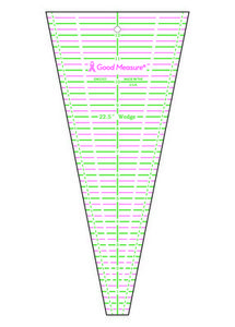 Good Measure GM225D Good Measure 22.5 Degree Wedge Ruler