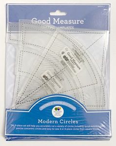 Good Measure MQSCT Modern Quilt Studio Modern Circles 6 pc. Template Set