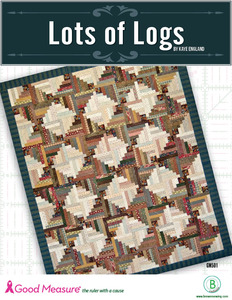 Good Measure, Kaye England, Logs, Quilt Pattern, Quilting, Templates