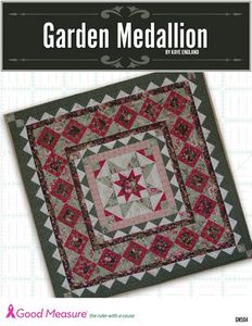Good Measure, Kaye England, garden, medallion, Quilt Pattern, Quilting, Templates