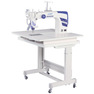 97115: Juki Miyabi J-350QVP S Sit Down 18x10in Longarm Free Motion Quilting Machine/Stand