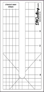 DM Quilting DT-DMQSA Straight Away Template by Donna McCauley