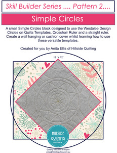 Skill Builder, Anita Ellis, Pattern, Circle, Quilting, Project