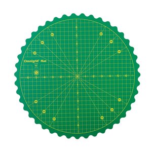 Omnigrid OG14WGR 360-Degree Rotating 14" Gridded Rotary Cutter Mat