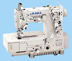 Juki, MF-7523-U11, MF-7523-U, MF-7523, MF7523, 3-needle, High Speed, Flatbed ,Top and Bottom, Cover Stitch Hem Machine, Differential Feed, & Power Stand