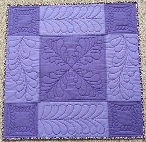 Sew Steady Westalee Feather Quilted Wall Quilt Online Class Educational Course
