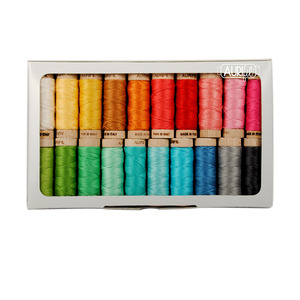 Aurifil, Thread Collection, Bee Basics, Aurifloss, 20 Spools, Lori Holt, Aurifil Thread Collection