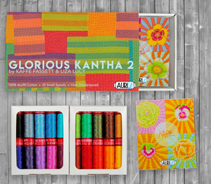 Aurifil Glorious Kantha Thread Set 2 Thread Collection by Kaffe Fasset