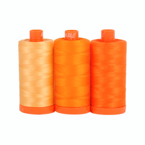 Aurifil Color Builder Tuscany Orange 3 pc. Thread Collection