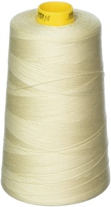 Aurifil Mako MK40-3CO-2310 Light Beige, 40wt Poly 3280 yd. Cone Thread