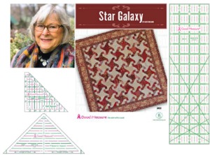 Good Measure, Kaye England, Star, Galaxy, Quilt Pattern, Quilting, Templates