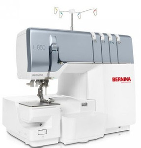 Bernina, L850, Overlocker, Serger, Air Threader, Knee Lift, Foot Control, Scrap Catcher, Bernina L850 2/3/4 Thread Freearm Overlocker Serger 3-9mm Wide, 1-Step Jet Air Looper Threading, Needle Threader, Knee Lift, Swing  Foot, Scrap Catch