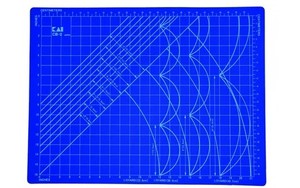 98423: Kai CB-2 Gridded Cutting Mat CB2 16x21" Dura Heal Self Healing for Rotary Cutters