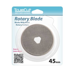 TrueCut 2 Ct. Replacement 45mm Rotary Cutter Blade