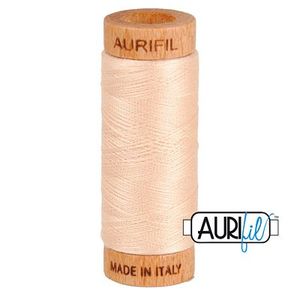 Aurifil 1080-2315 Cotton Mako Thread, 80wt 280m PALE FLESH